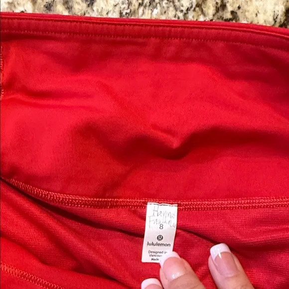 Lululemon Athletica High waist Speed Up shorts, size 8 - Picture 6 of 6